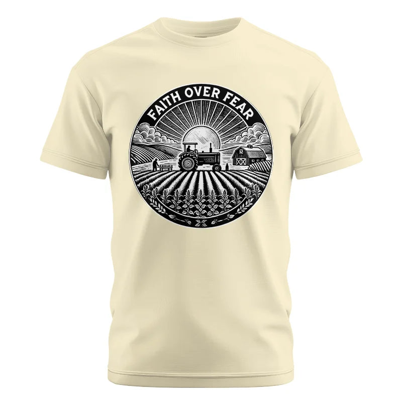 Image of Faith Over Fear - Unisex Cotton Crew Tee