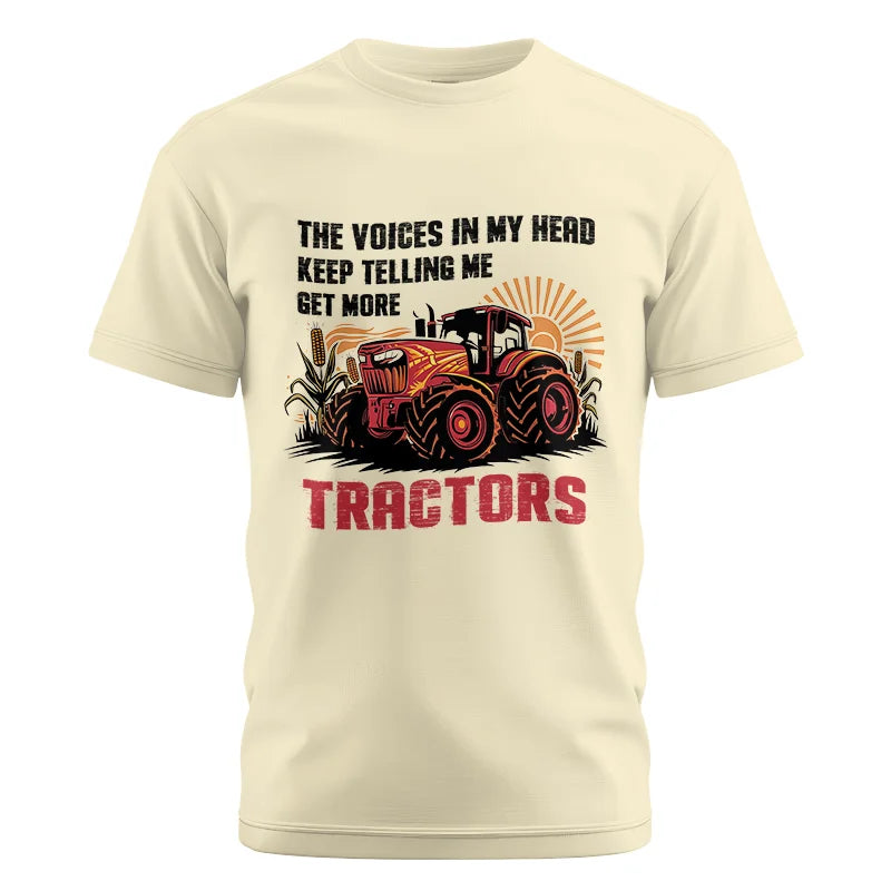 Image of Get More Tractors 10 - Unisex Cotton Crew Tee