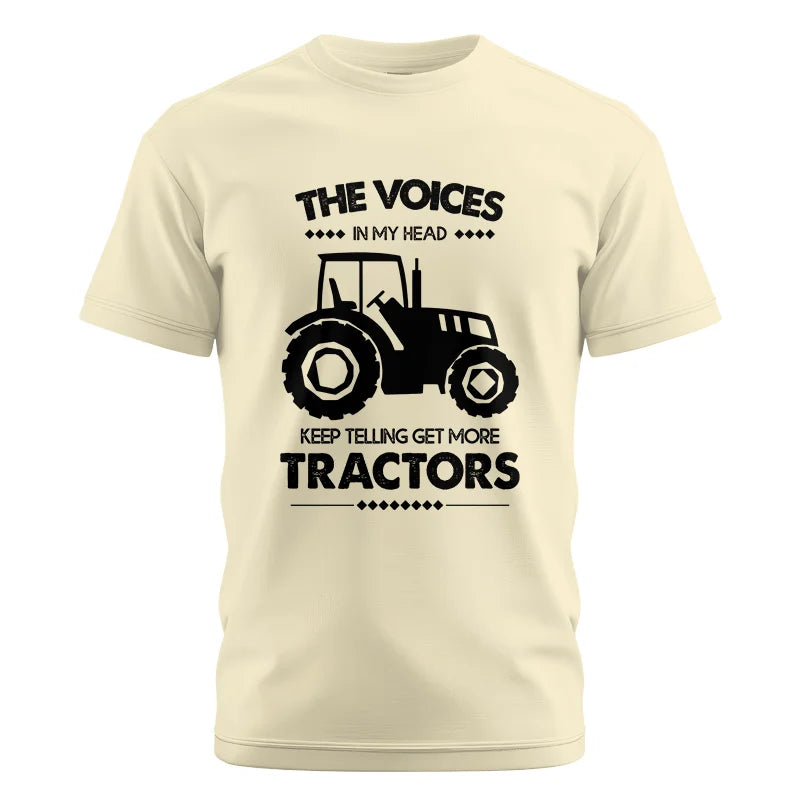 Image of Get More Tractors 15 - Unisex Cotton Crew Tee