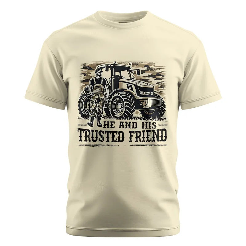 Image of He and His Trusted Friend - Unisex Cotton Crew Tee