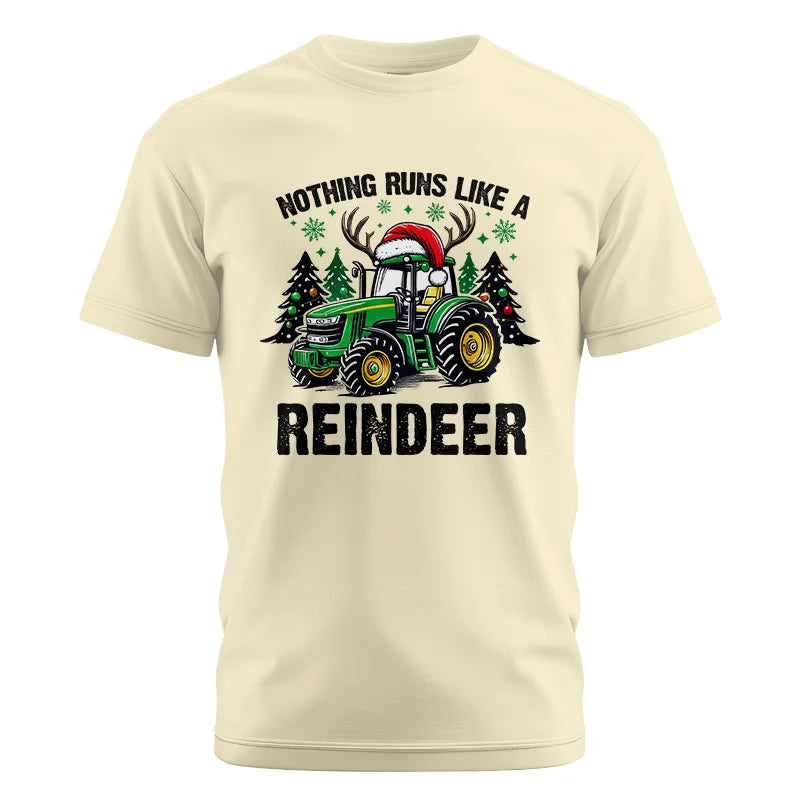 Nothing Runs Like A Reindeer 3 - Unisex Cotton Crew Tee