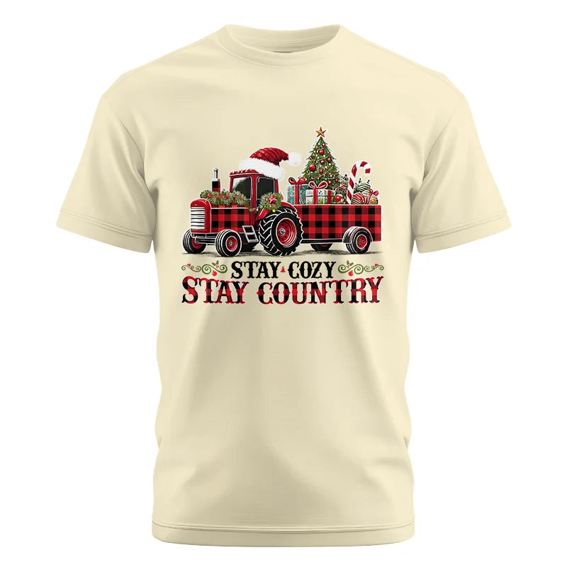 Stay Cozy Stay Country - Unisex Cotton Crew Tee