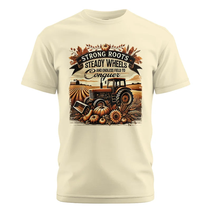 Image of Thanksgiving Farmer Endless Fields To Conquer 2 - Unisex Cotton Crew Tee