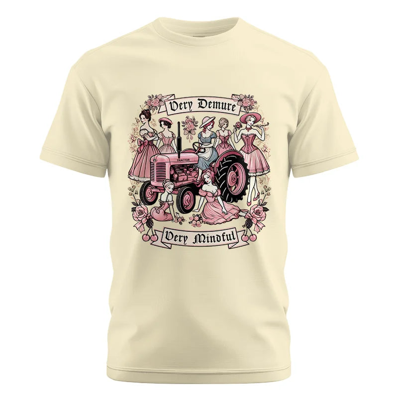 Very Demure Very Mindful Tractor - Unisex Cotton Crew Tee