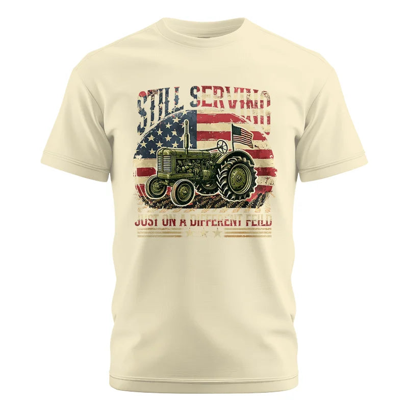 Veteran Farmer Still Serving 10 - Unisex Cotton Crew Tee