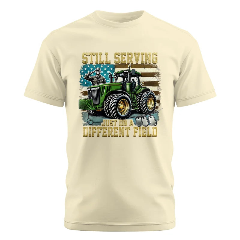 Veteran Farmer Still Serving 3 - Unisex Cotton Crew Tee