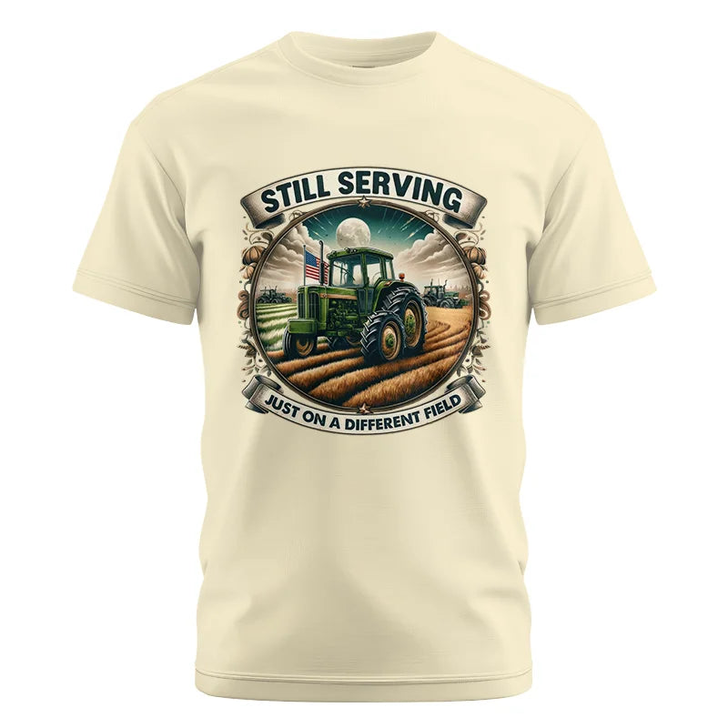 Veteran Farmer Still Serving 4 - Unisex Cotton Crew Tee