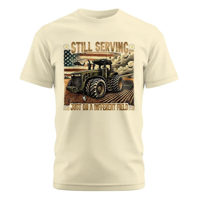 Veteran Farmer Still Serving 6 - Unisex Cotton Crew Tee