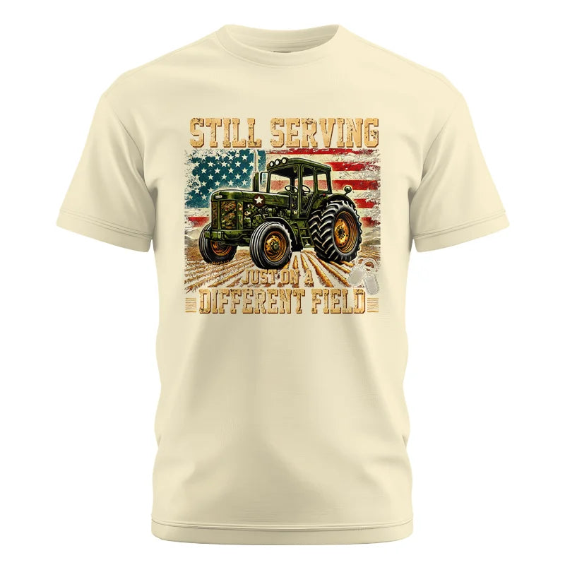 Veteran Farmer Still Serving 7 - Unisex Cotton Crew Tee