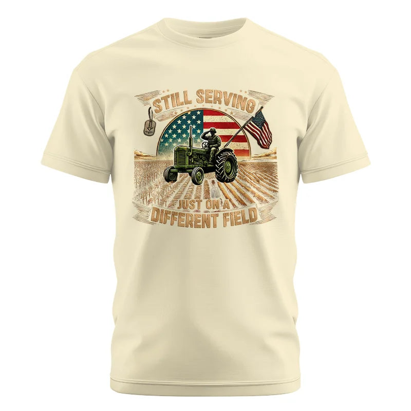 Veteran Farmer Still Serving 8 - Unisex Cotton Crew Tee