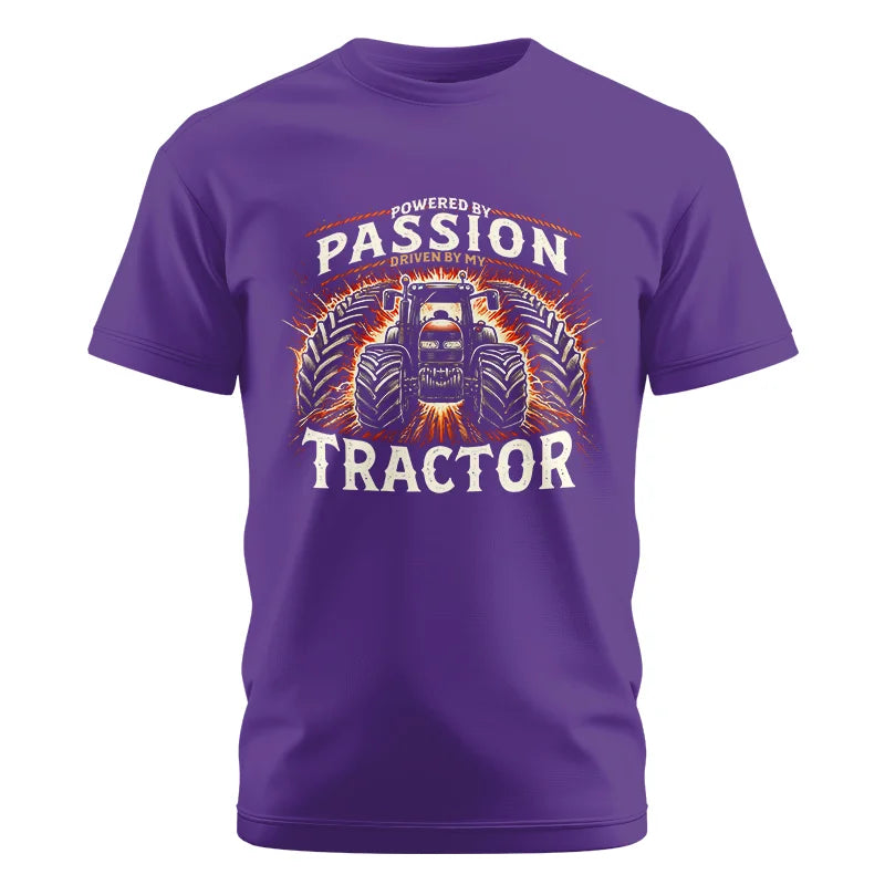 Driven By My Tractor - Unisex Cotton Crew Tee