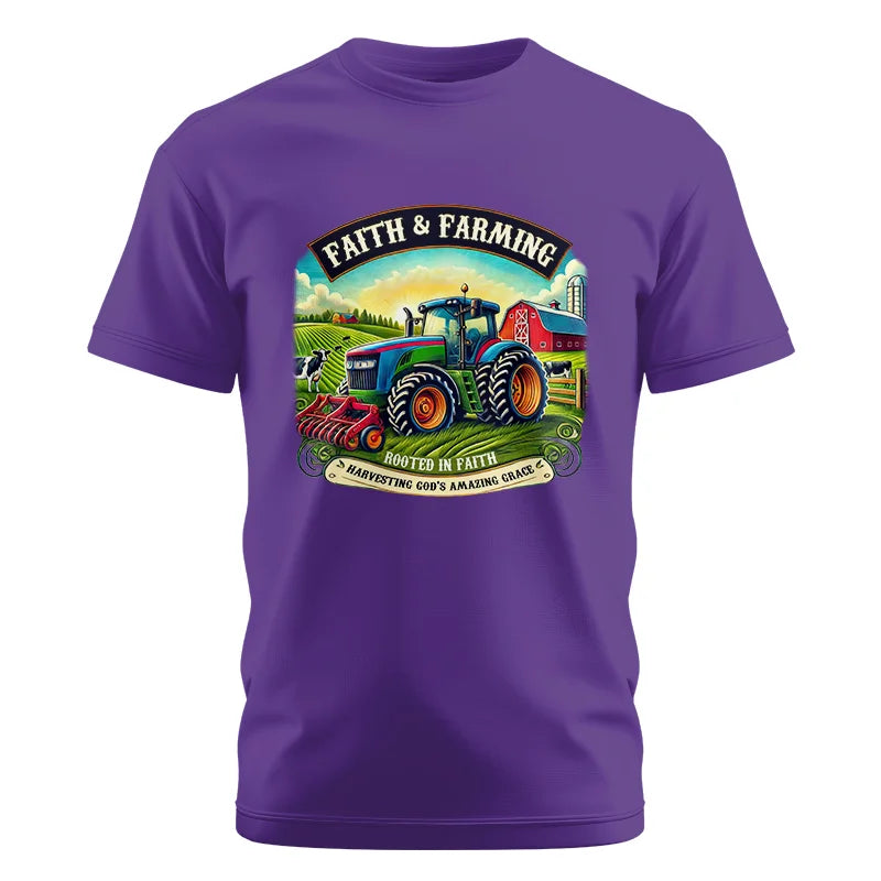 Faith And Farming 2 - Unisex Cotton Crew Tee