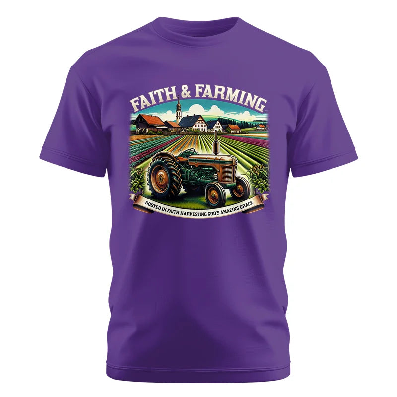 Faith And Farming 4 - Unisex Cotton Crew Tee