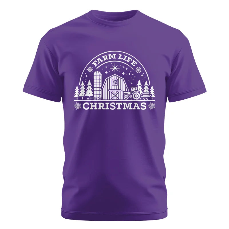 Farm Life Christmas 4 - Unisex Cotton Crew Tee