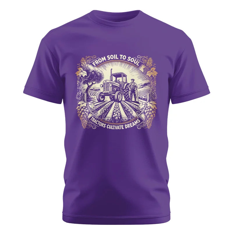 From Soil To Soul_Tractors Cultivate Dreams 2 - Unisex Cotton Crew Tee