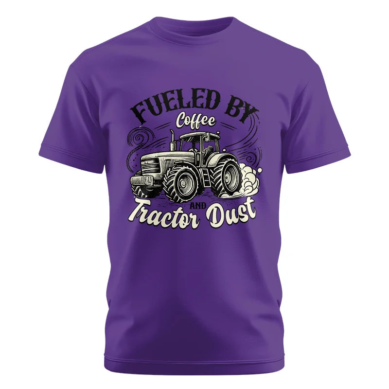 Fueled By Coffee And Tractor Dust 2 - Unisex Cotton Crew Tee