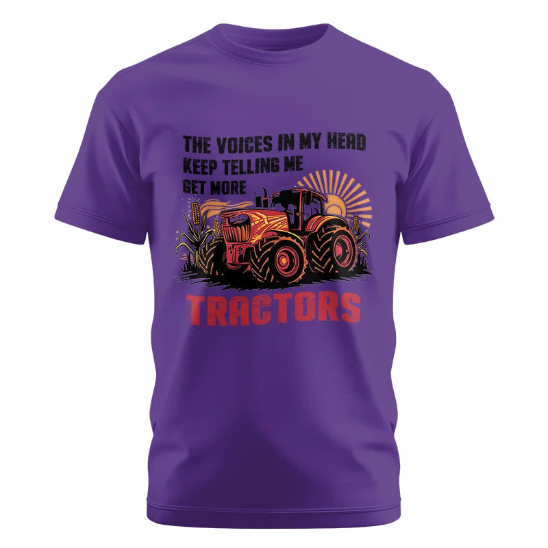 Image of Get More Tractors 10 - Unisex Cotton Crew Tee