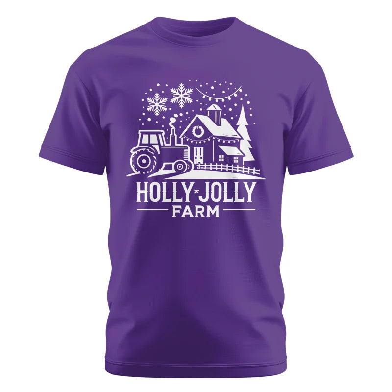 Holly Jolly 3 - Unisex Cotton Crew Tee