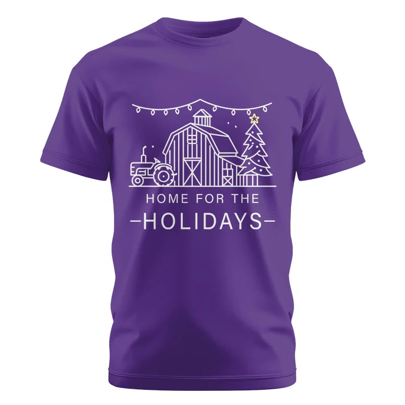 Image of Home For The Holidays - Unisex Cotton Crew Tee