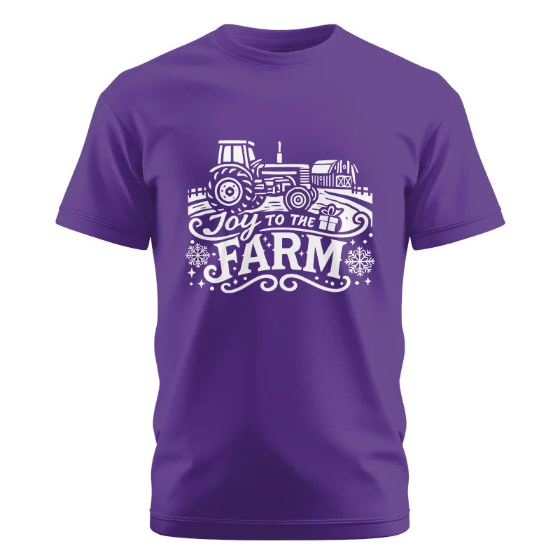 Image of Joy To The Farm 1 - Unisex Cotton Crew Tee