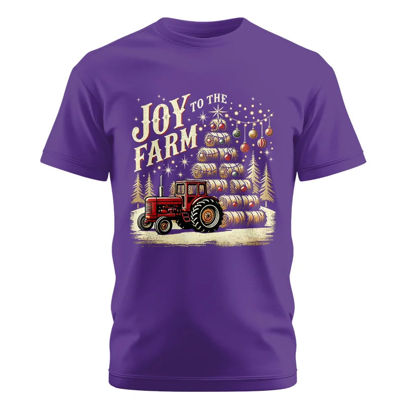 Joy To The Farm - Unisex Cotton Crew Tee