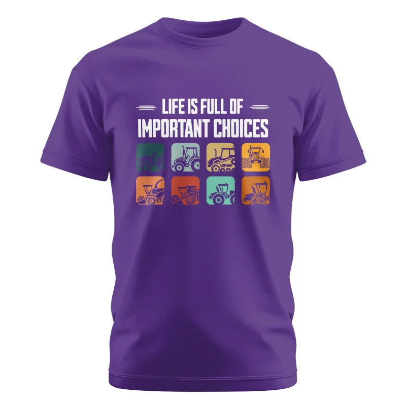 Image of Life Is Full Important Choices 36 - Unisex Cotton Crew Tee