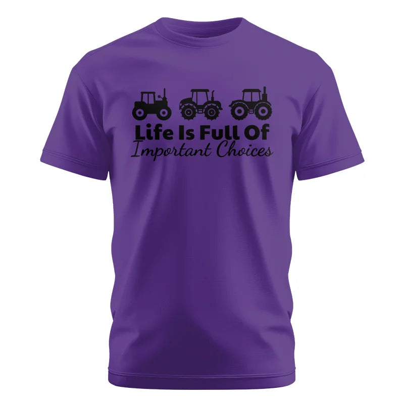 Image of Life Is Full Of Important Choices 19 - Unisex Cotton Crew Tee