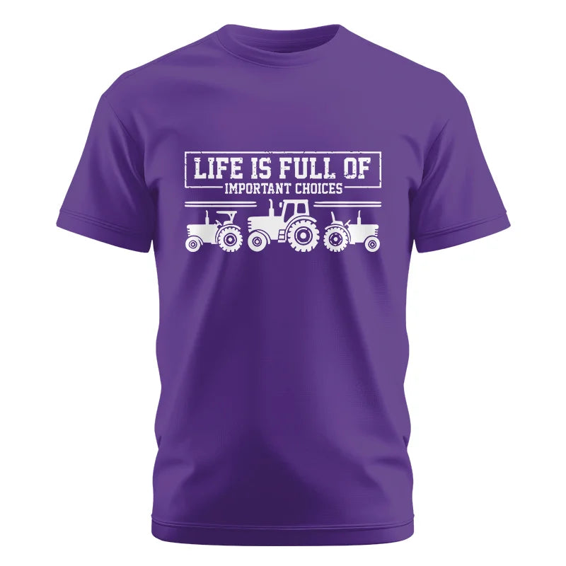 Image of Life Is Full Of Important Choices 31 - Unisex Cotton Crew Tee