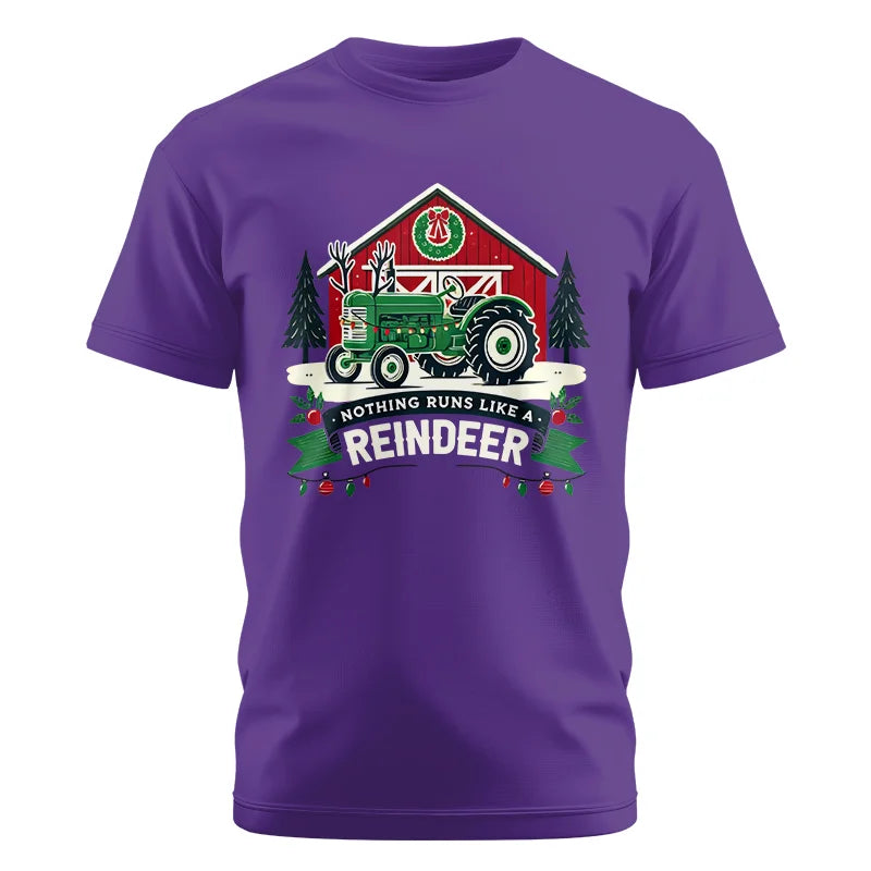 Nothing Runs Like A Reindeer 2 - Unisex Cotton Crew Tee