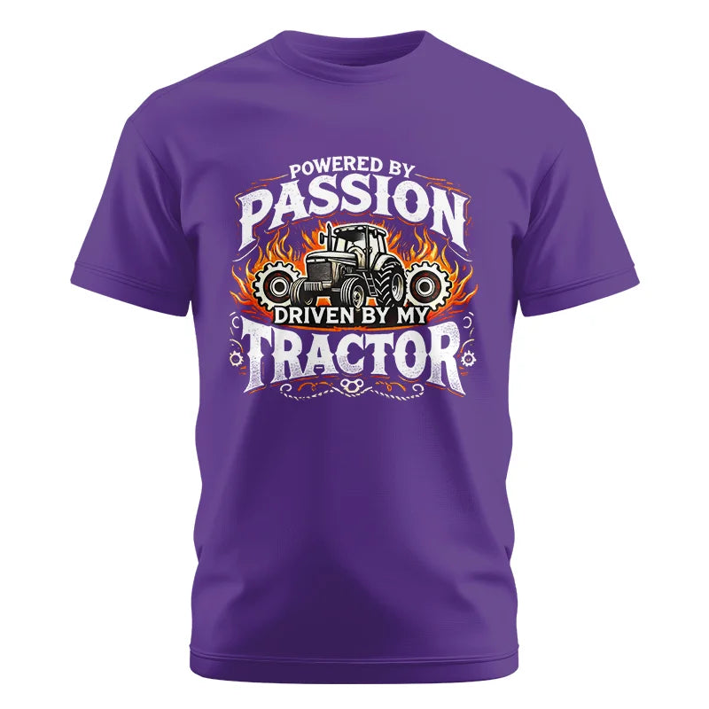 Powered By Passion Driven By My Tractor 1 - Unisex Cotton Crew Tee