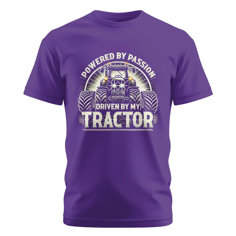 Image of Powered By Passion Driven By My Tractor 6 - Unisex Cotton Crew Tee