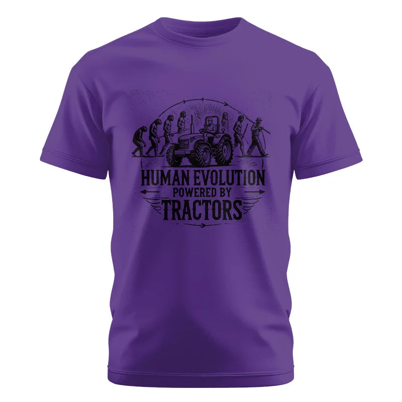 Powered Tractors - Unisex Cotton Crew Tee