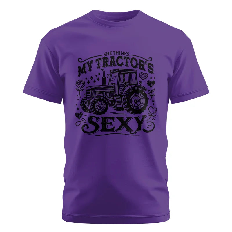 She Thinks My Tractor's Sexy - Unisex Cotton Crew Tee