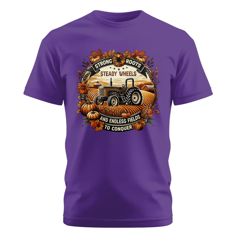 Thanksgiving Farmer Endless Fields To Conquer 1 - Unisex Cotton Crew Tee