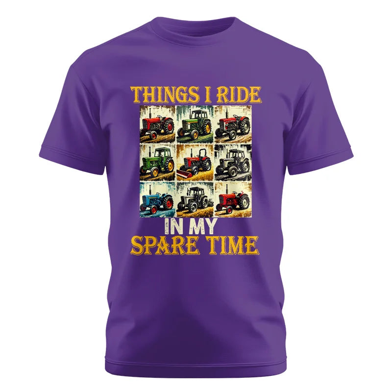 Things I Ride In My Spare Time 2 - Unisex Cotton Crew Tee