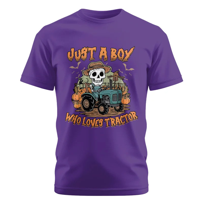 Tractors Halloween Themed - Unisex Cotton Crew Tee