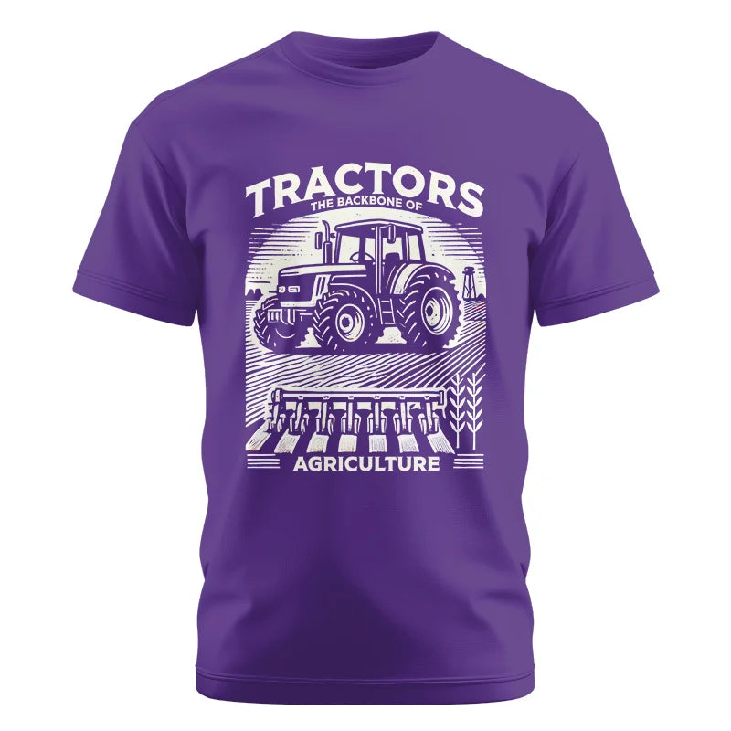 Tractors The Backbone Of Agriculture - Unisex Cotton Crew Tee