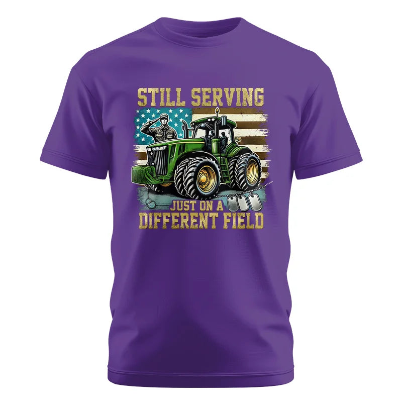 Veteran Farmer Still Serving 3 - Unisex Cotton Crew Tee