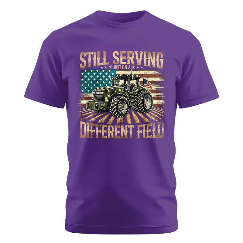 Veteran Farmer Still Serving 5 - Unisex Cotton Crew Tee