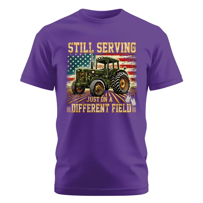 Veteran Farmer Still Serving 7 - Unisex Cotton Crew Tee