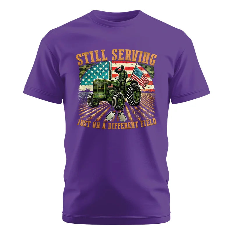 Image of Veteran Farmer Still Serving 9 - Unisex Cotton Crew Tee