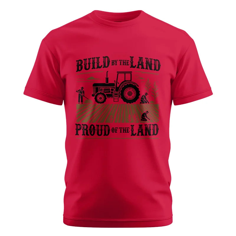 Image of Built By The Land_Proud Of The Land - Unisex Cotton Crew Tee