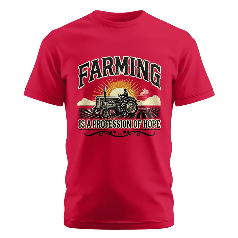 Image of Farming Is A Profession Of Hope 1 - Unisex Cotton Crew Tee