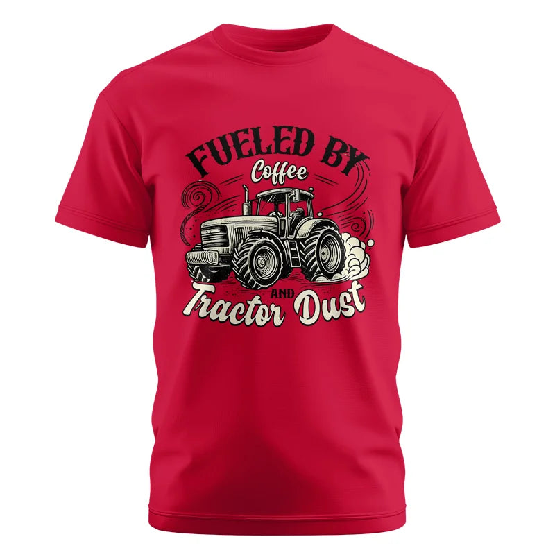 Fueled By Coffee And Tractor Dust 2 - Unisex Cotton Crew Tee