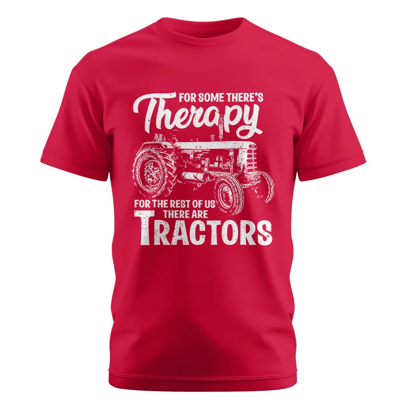 Funny Farmer Therapy Vintage Tractor Lover - Unisex Cotton Crew Tee