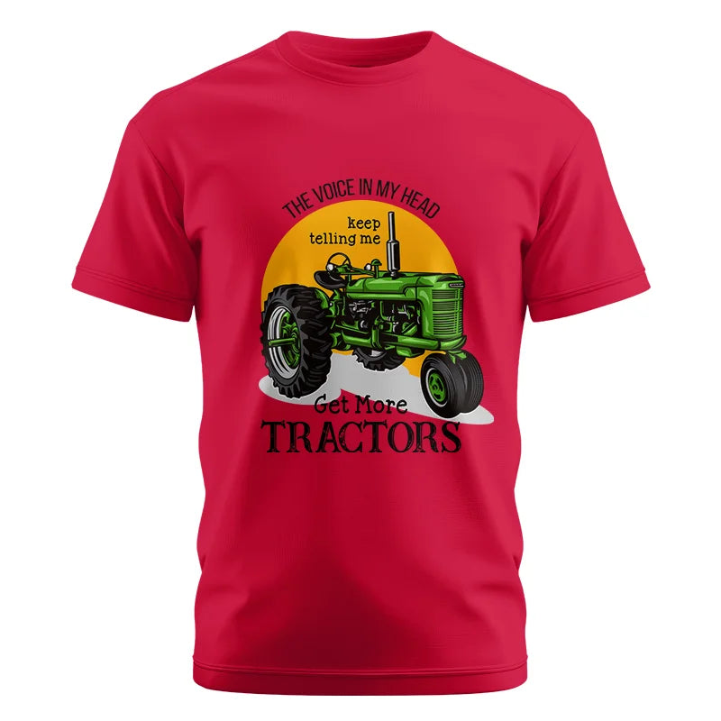 Image of Get More Tractors 11 - Unisex Cotton Crew Tee