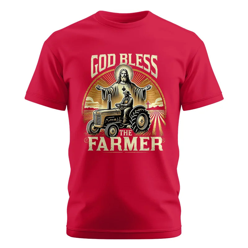 Image of God Bless The Farmer 1 - Unisex Cotton Crew Tee