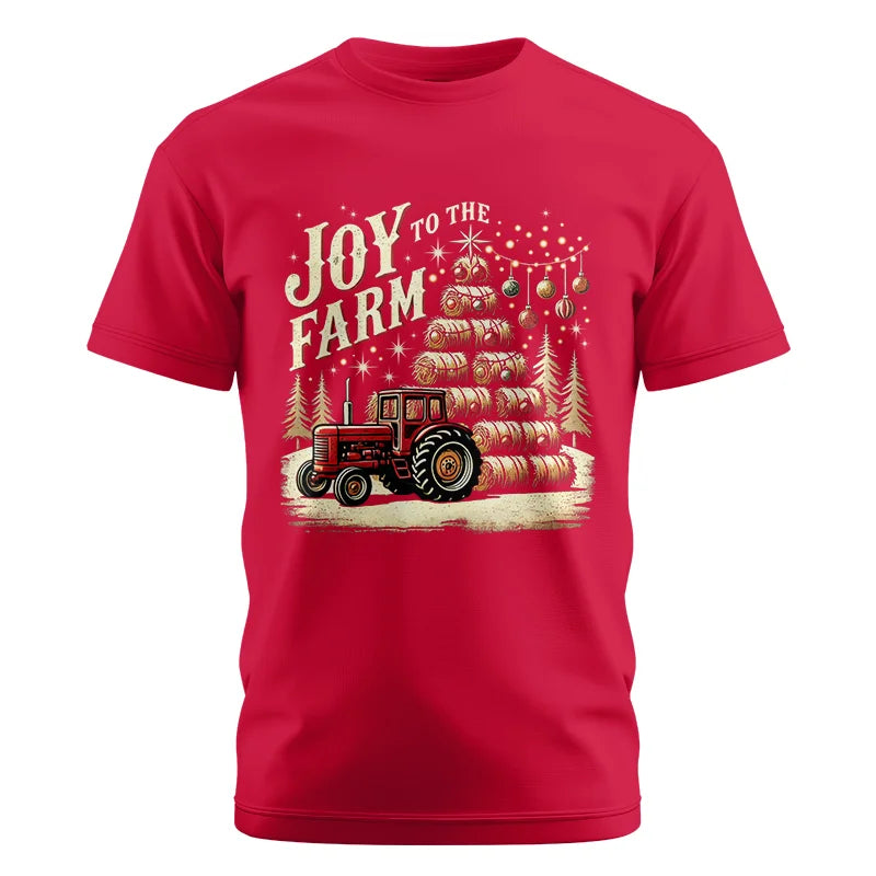 Joy To The Farm - Unisex Cotton Crew Tee