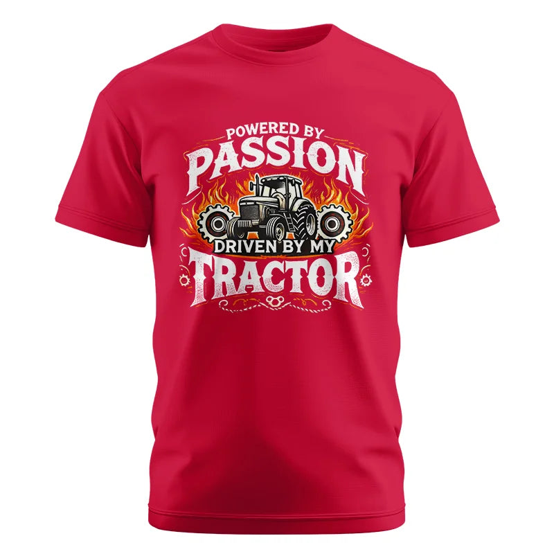 Powered By Passion Driven By My Tractor 1 - Unisex Cotton Crew Tee