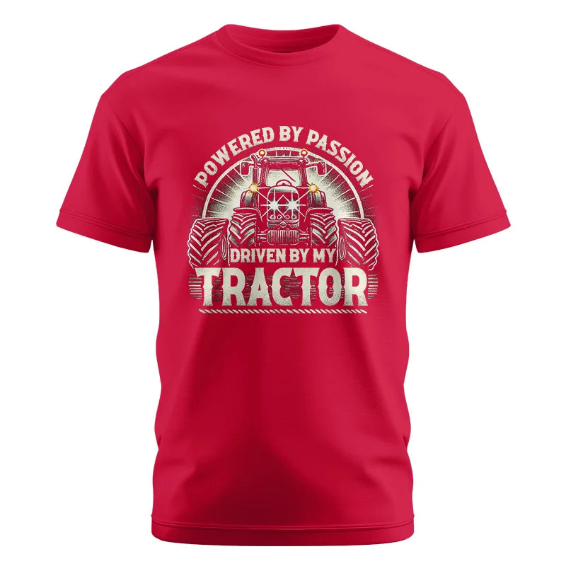 Powered By Passion Driven By My Tractor 6 - Unisex Cotton Crew Tee